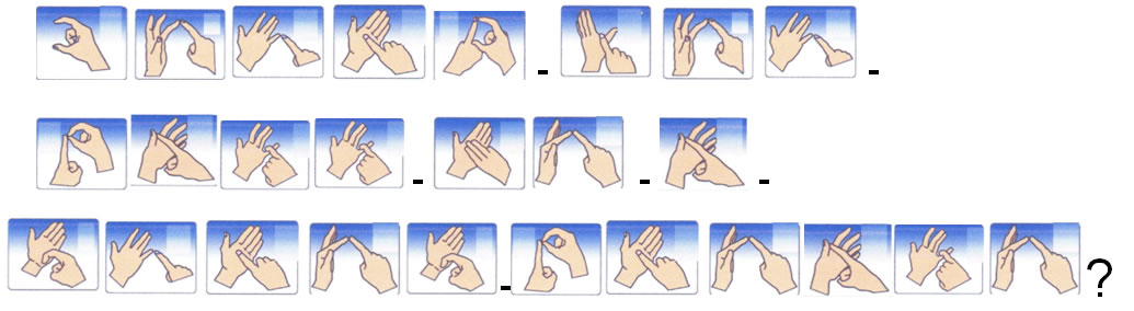 Fingerspelling Quiz 8